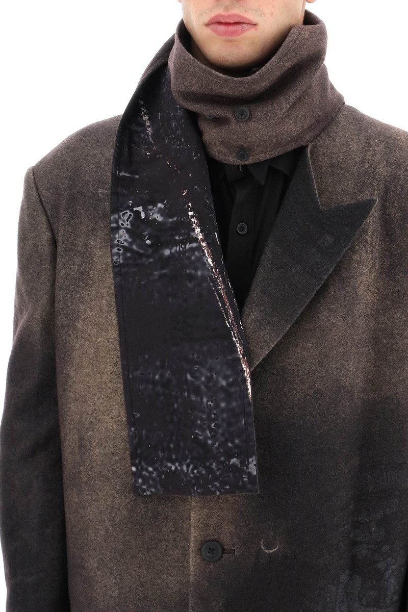 PRINTED COAT WITH STOLE YOHJI YAMAMOTO 5
