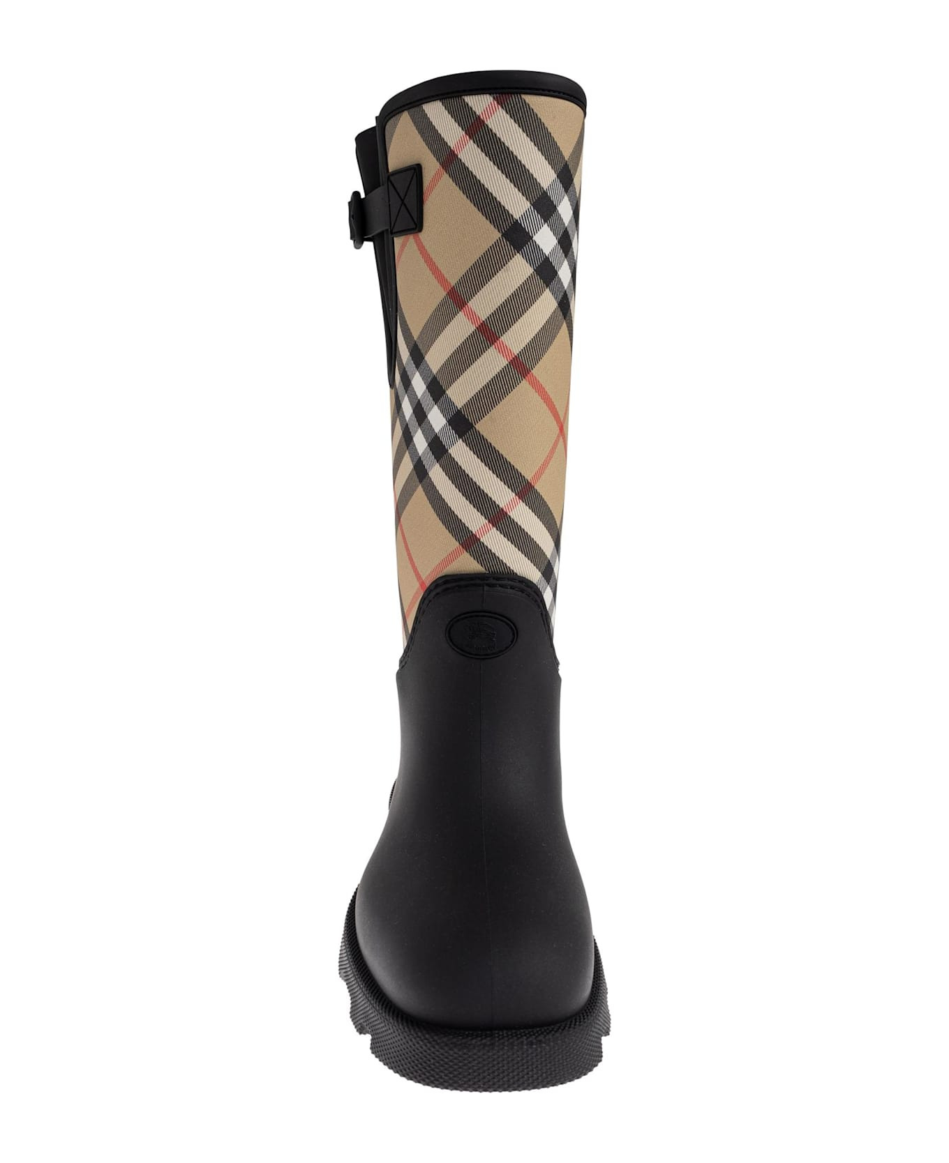 Burberry Plaid Pattern Rain Boots - 5