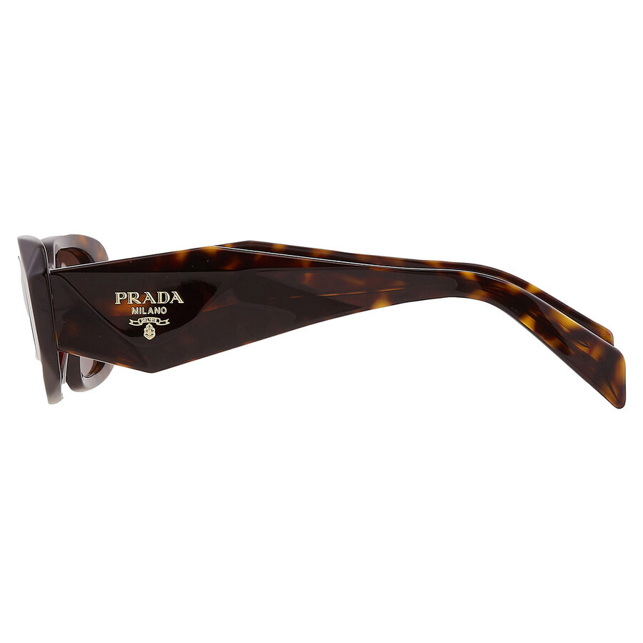 Prada Brown Rectangular Ladies Sunglasses PR 17WS 2AU8C1 49 - 5