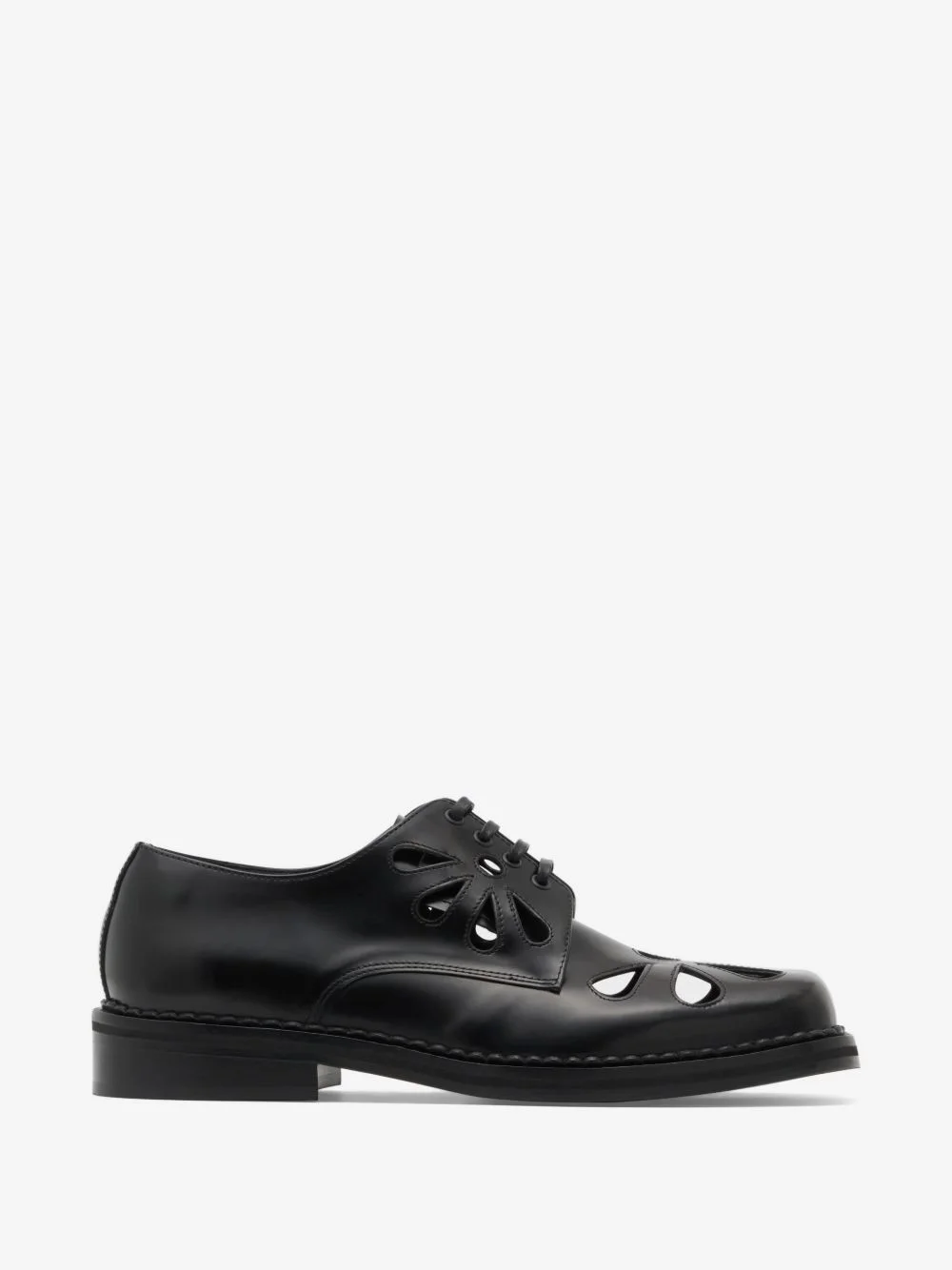 Daisy cut-out lace-up loafers - 1
