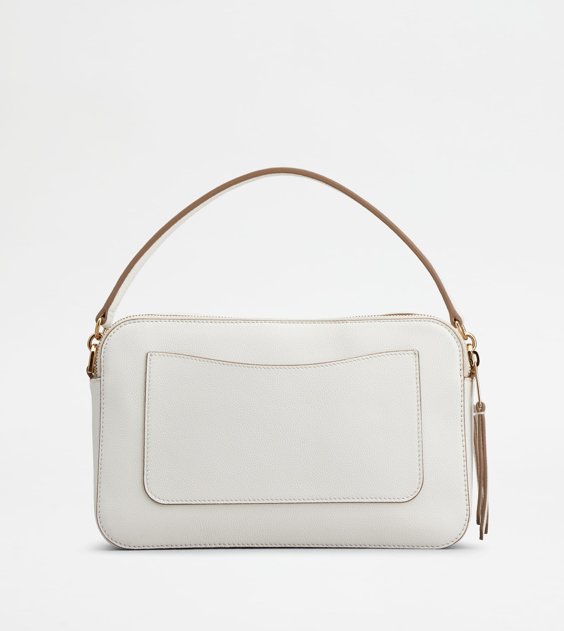 T TIMELESS CAMERA BAG IN LEATHER SMALL - WHITE - 6