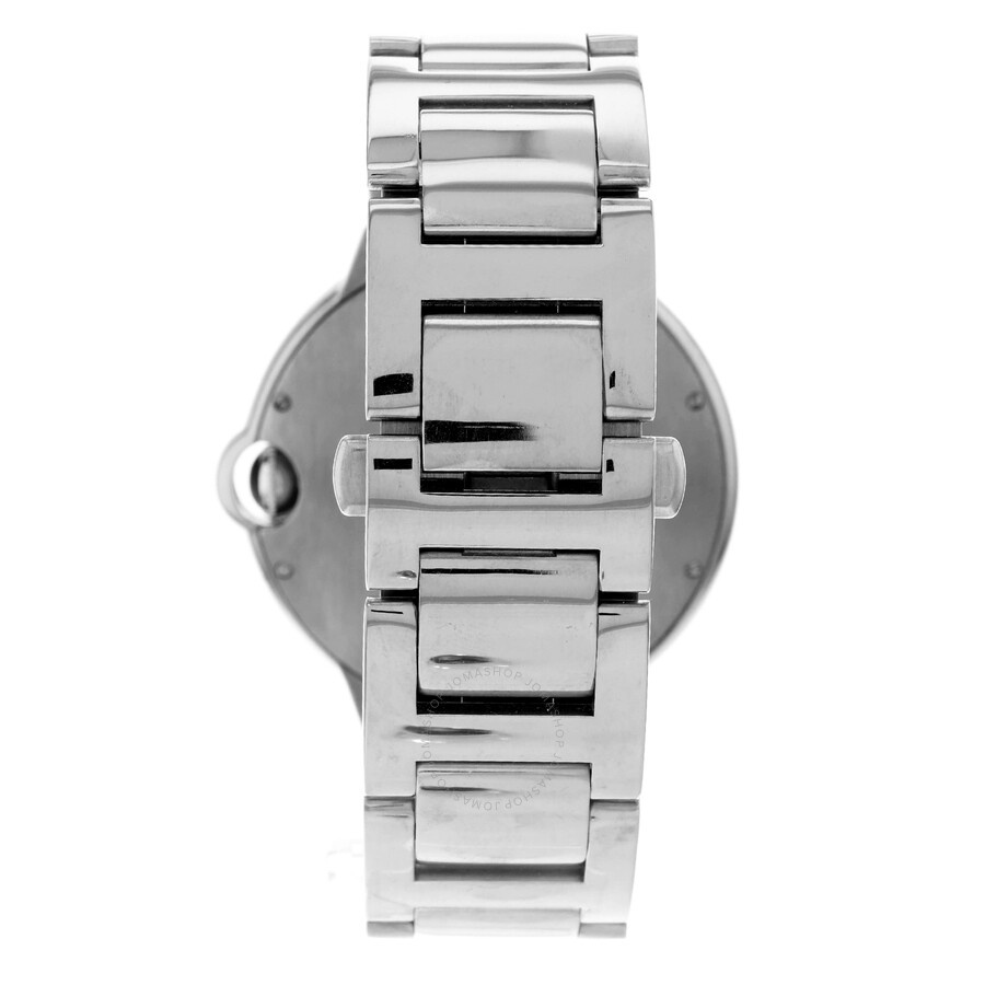 Pre-owned Cartier Ballon Bleu de Cartier Diamond Silver Dial Men's Watch WE9009Z3 - 7