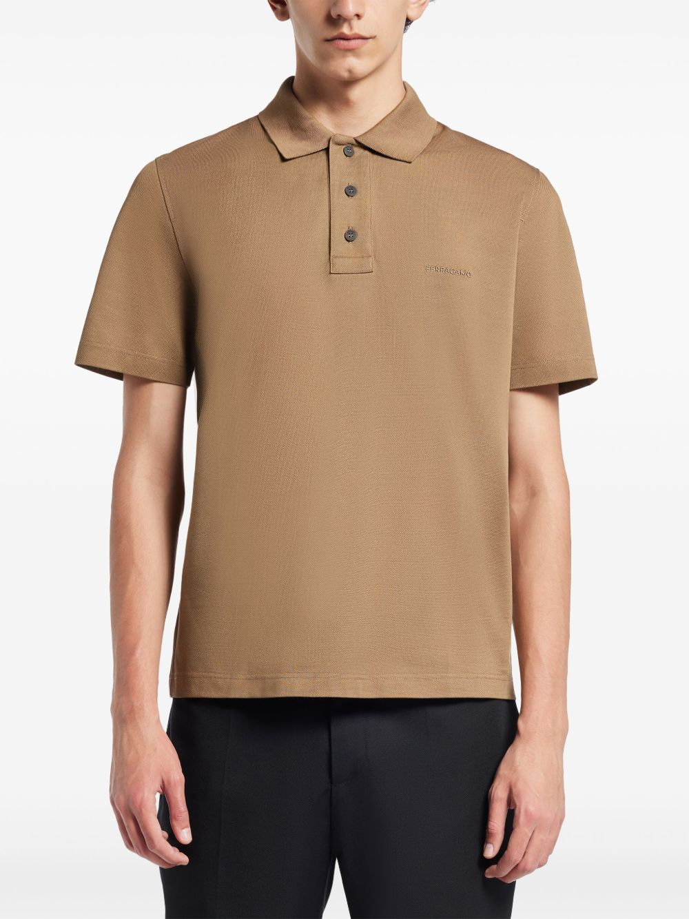cotton polo shirt - 3