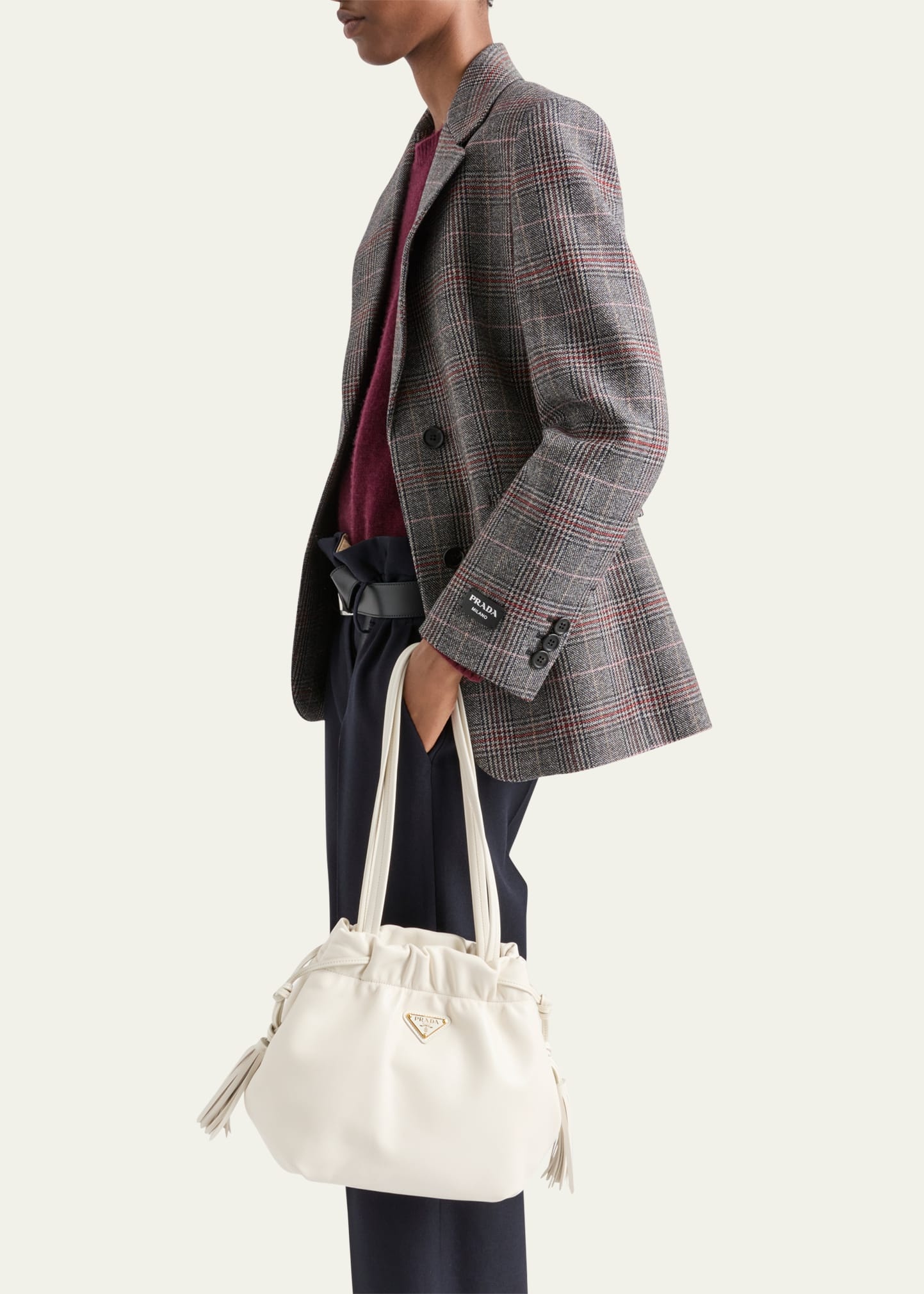 Prince of Wales Wool Blazer - 4