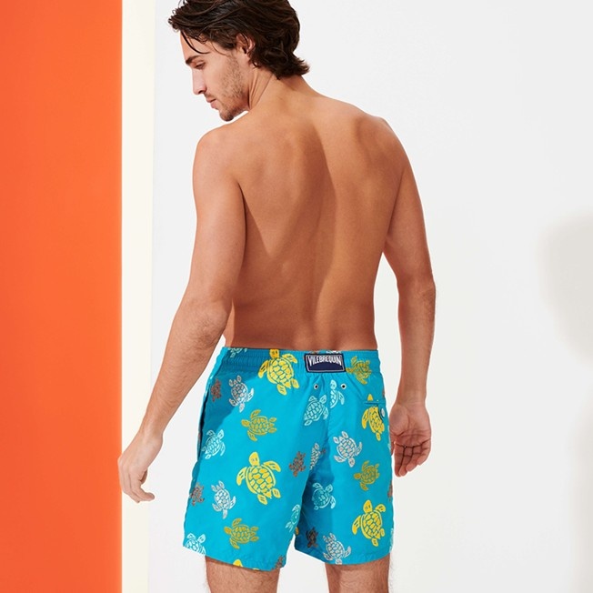 Men Swim Trunks Embroidered Ronde Des Tortues - 4