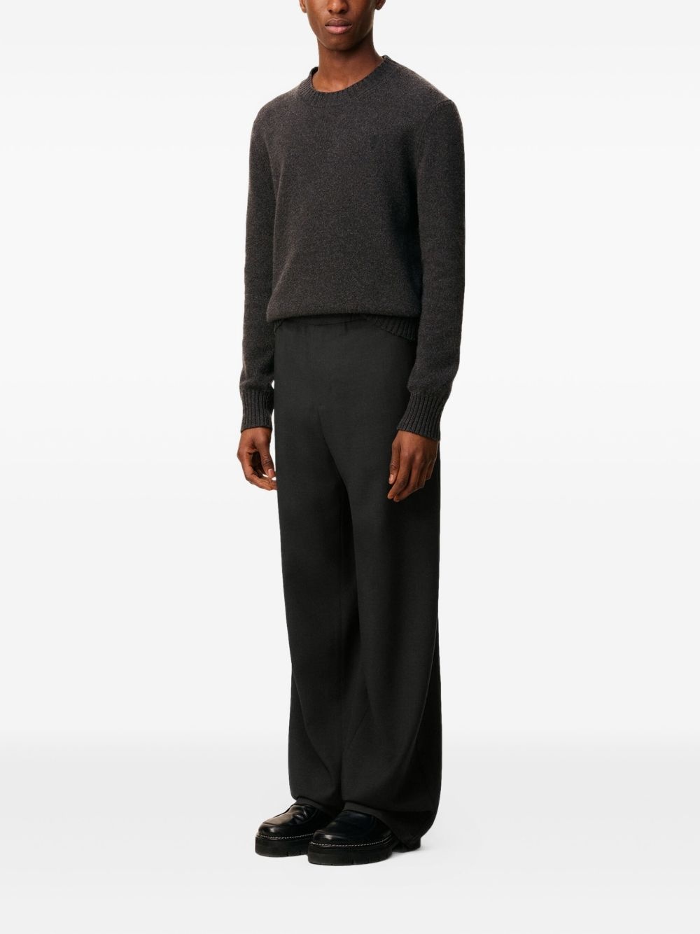 elasticated patch-pocket trousers - 2