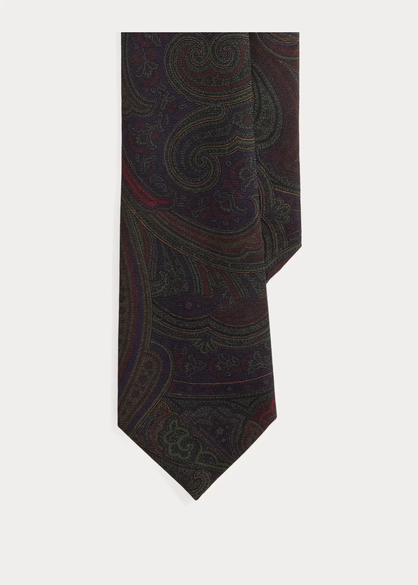 Graduate Paisley Wool Challis Tie - 1