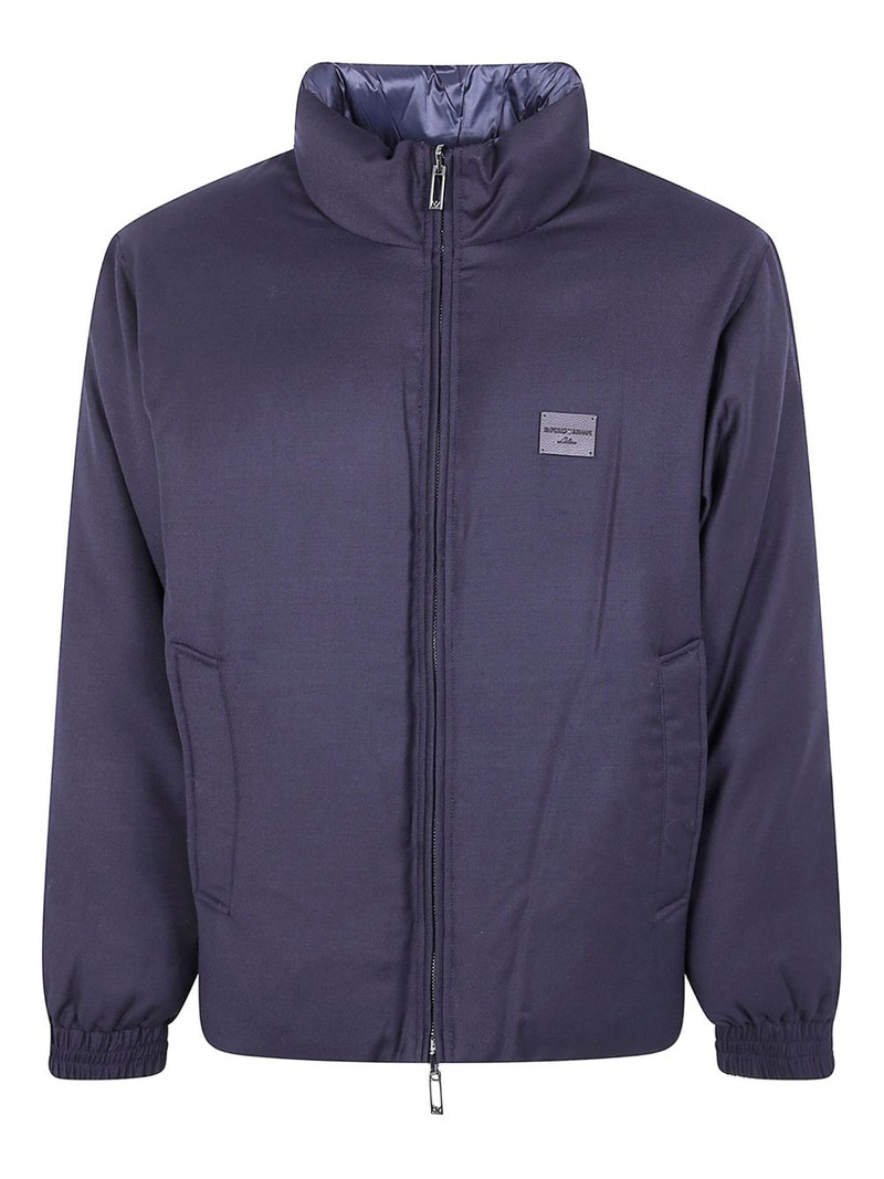 logo-detail long-sleeve jacket 1