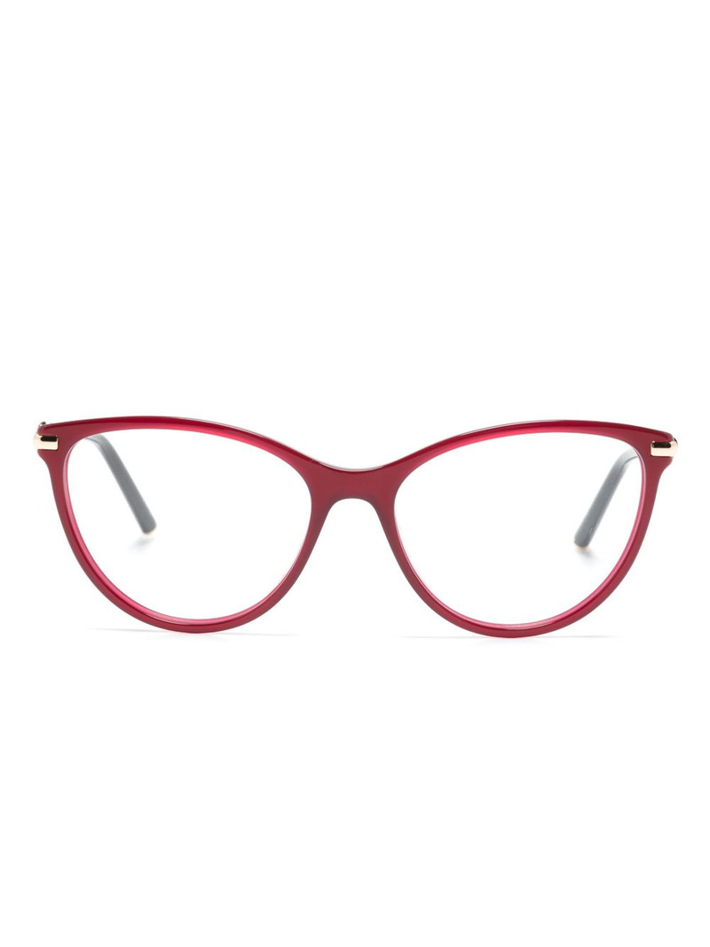 bow-detail cat-eye glasses 1
