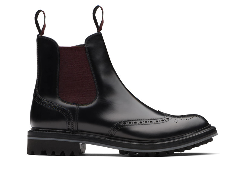 Aura 2 lw
Polished Binder Chelsea Boot Brogue Black / brown 1