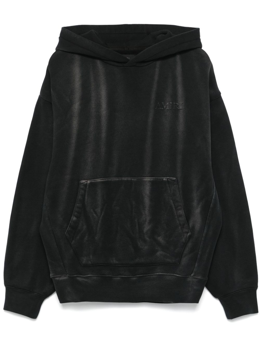 faded-effect hoodie - 1
