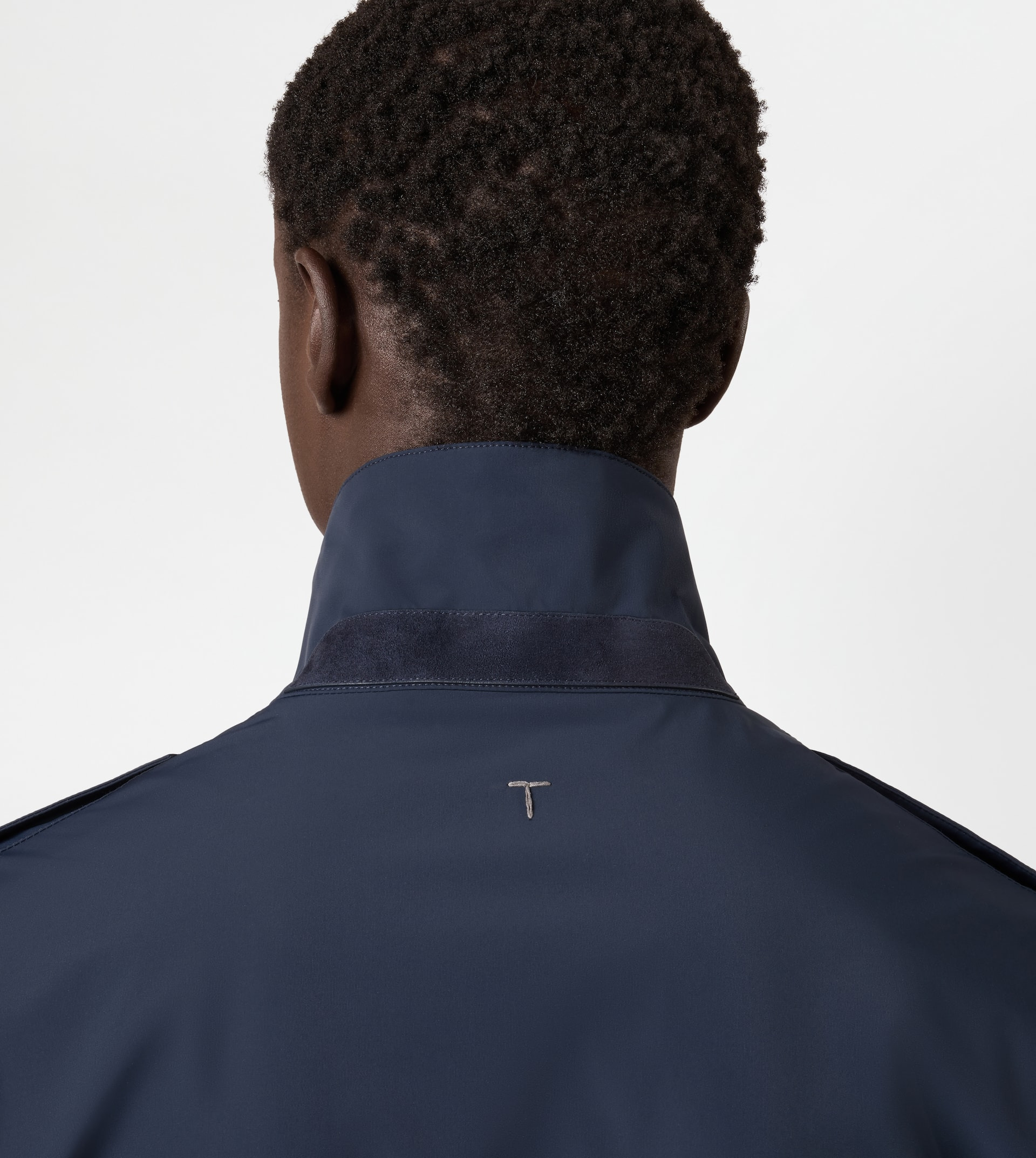 FIELD JACKET IN TECHNICAL FABRIC - BLUE - 5