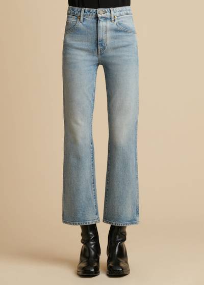 KHAITE The Vivian Stretch Jean in Bryce outlook