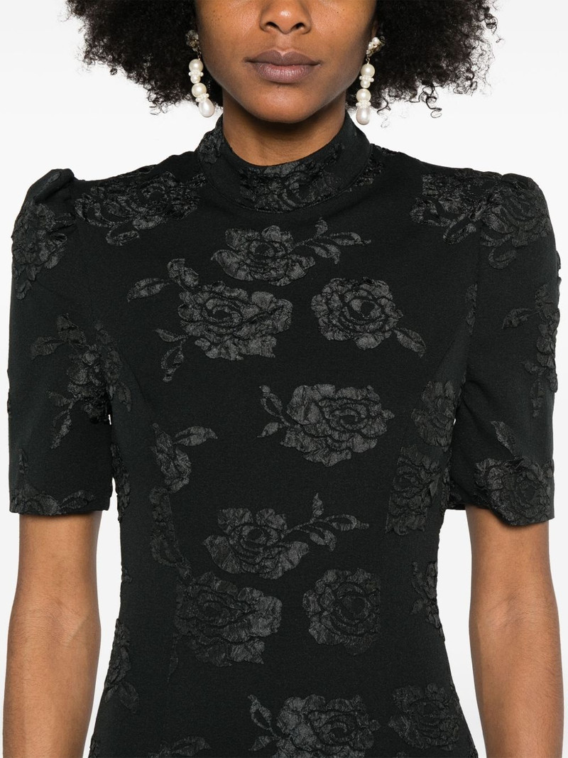 jacquard midi dress 5