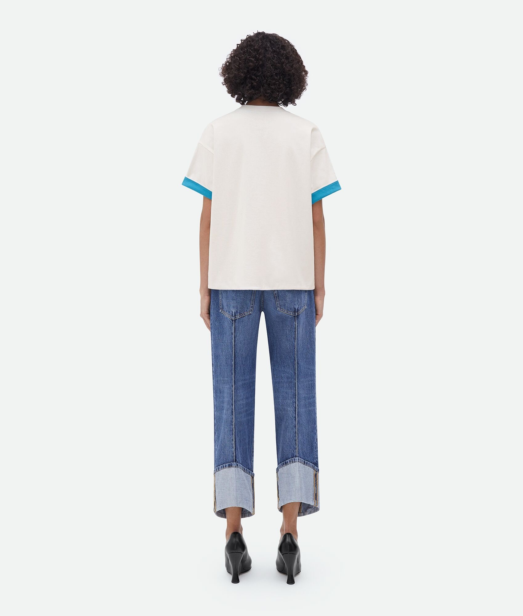 double layered cotton jersey t-shirt - 3