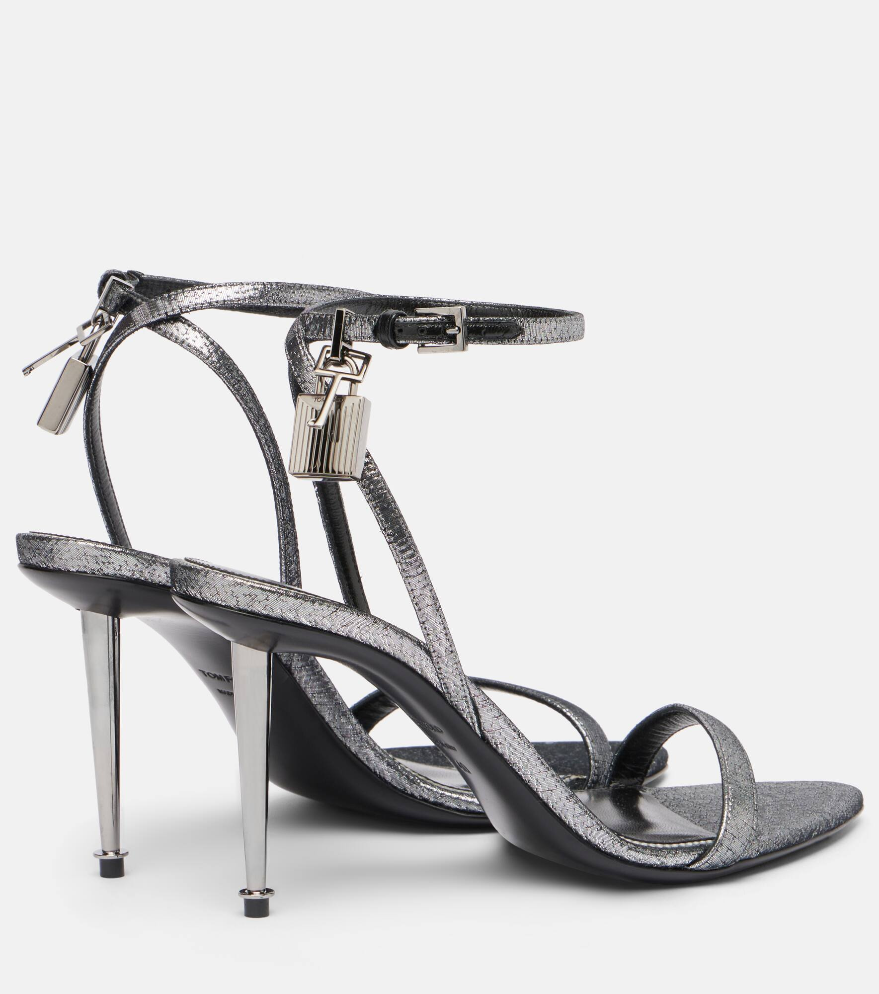 Padlock 85 metallic sandals - 2