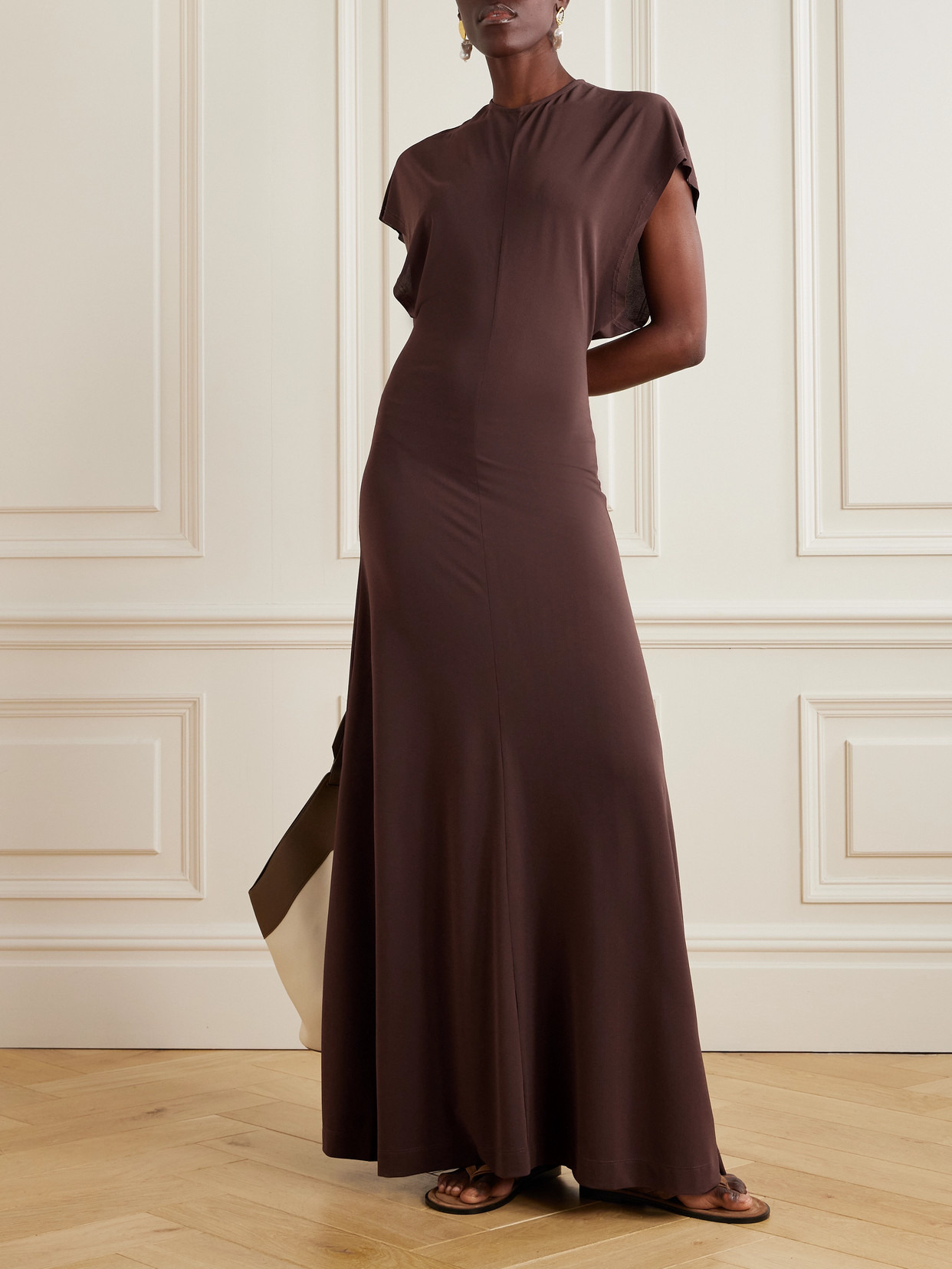 Vida Stretch Recycled-jersey Maxi Dress - 2