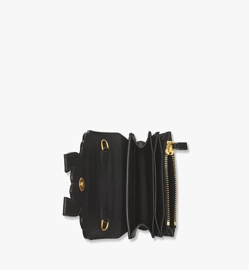 MCM Himmel Laurel Chain Wallet in Patent Leather outlook