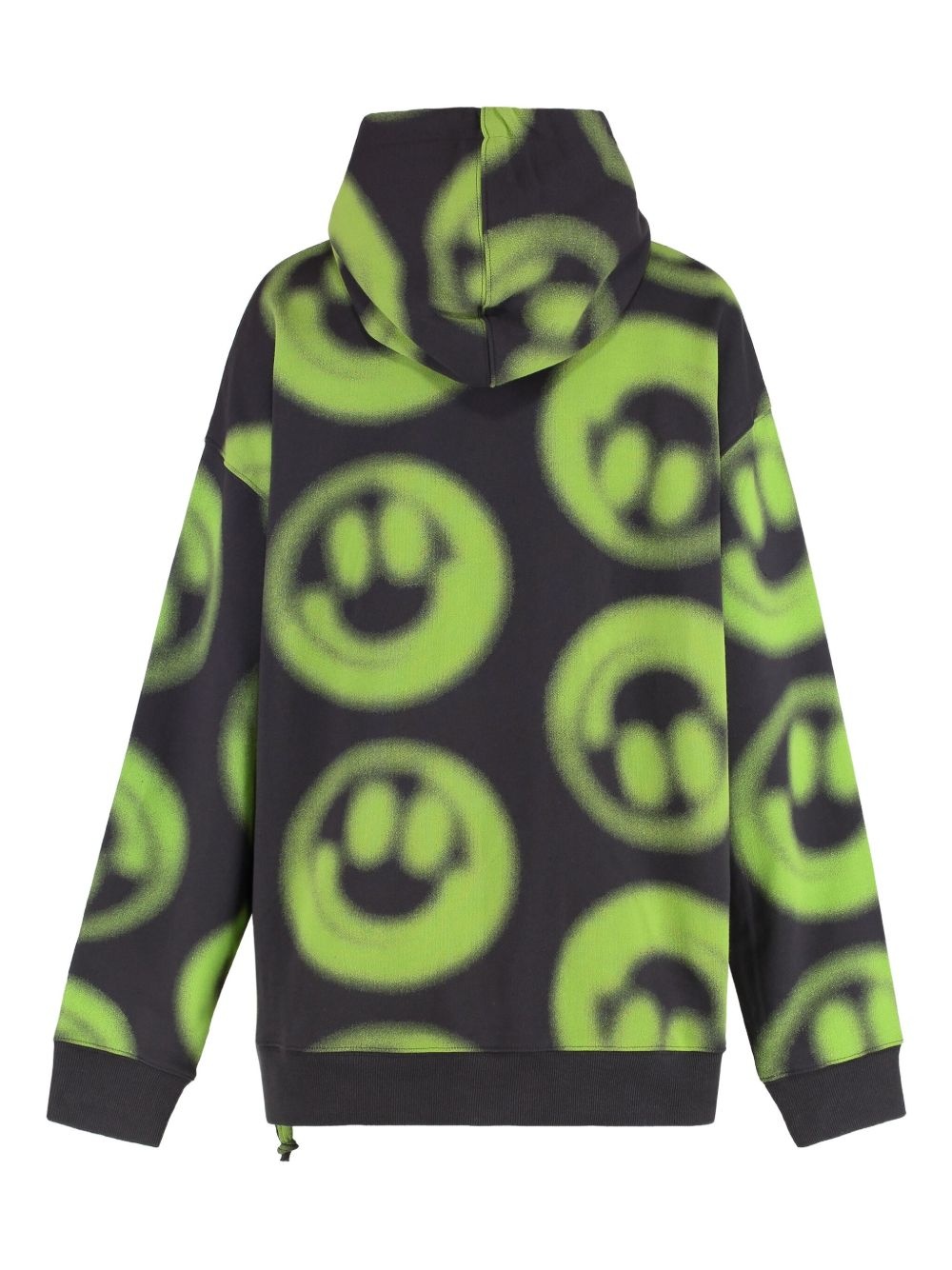 printed cotton hoodie - 2