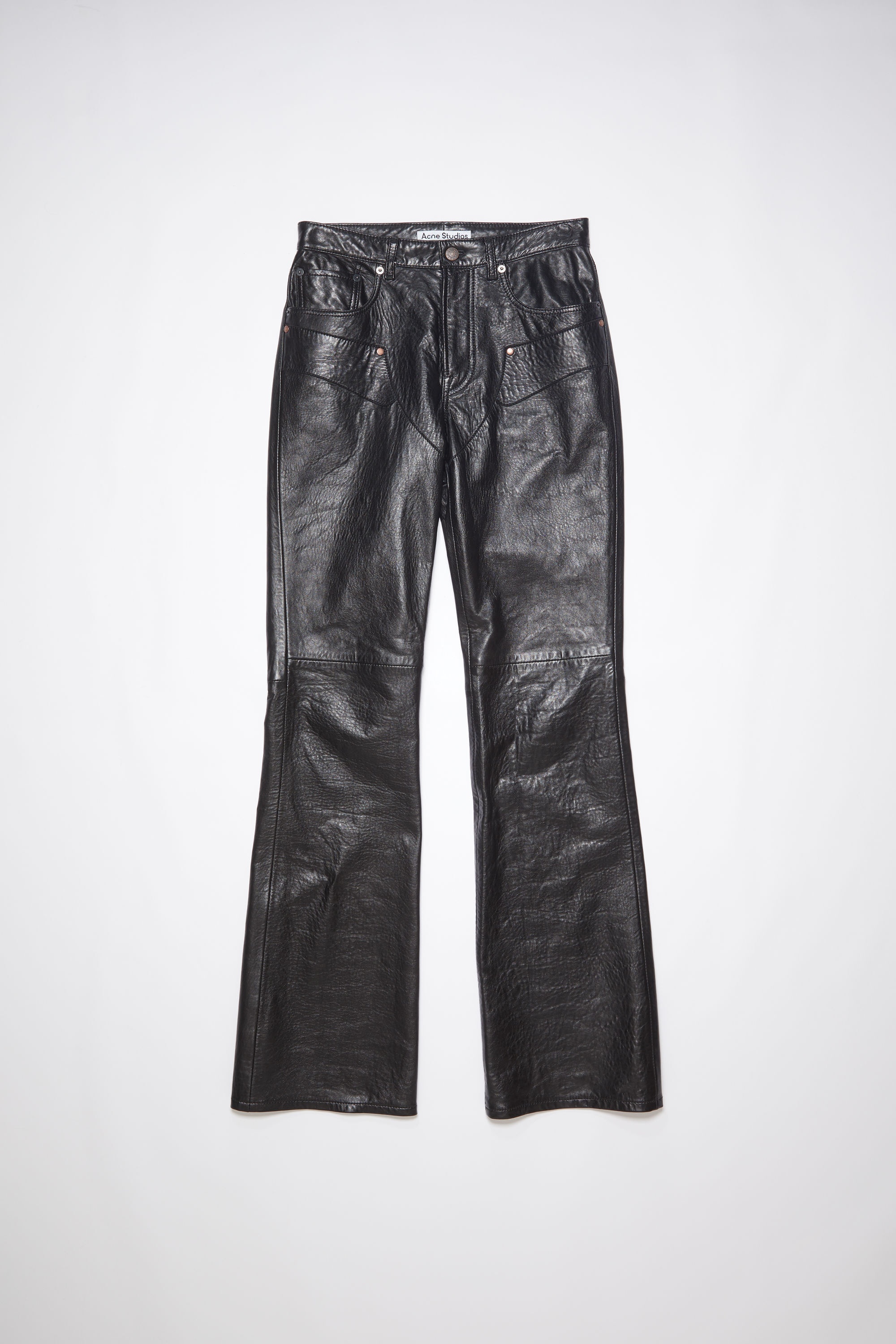 Leather trousers - Black - 1