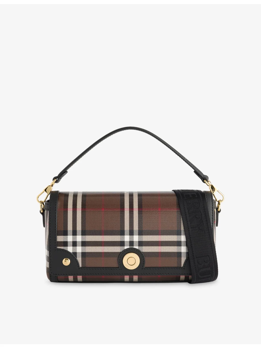 Note Small Coated-Canvas Crossbody Bag - 1
