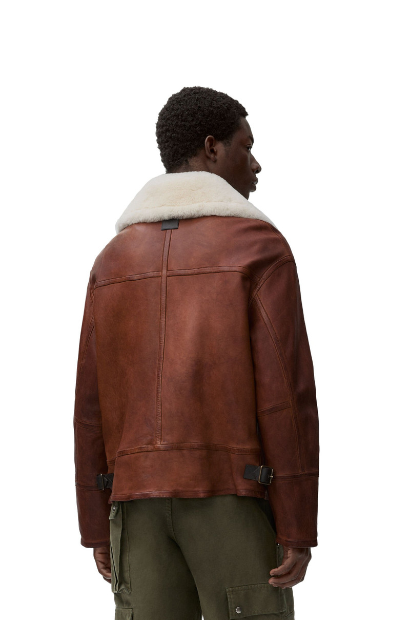 Aviator jacket in nappa lambskin 4