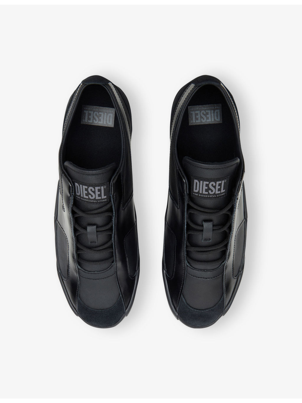 S-Slante-D Leather Low-Top Trainers - 2