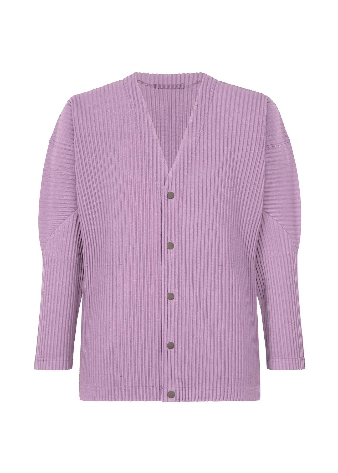 COLOR PLEATS CARDIGAN - 1