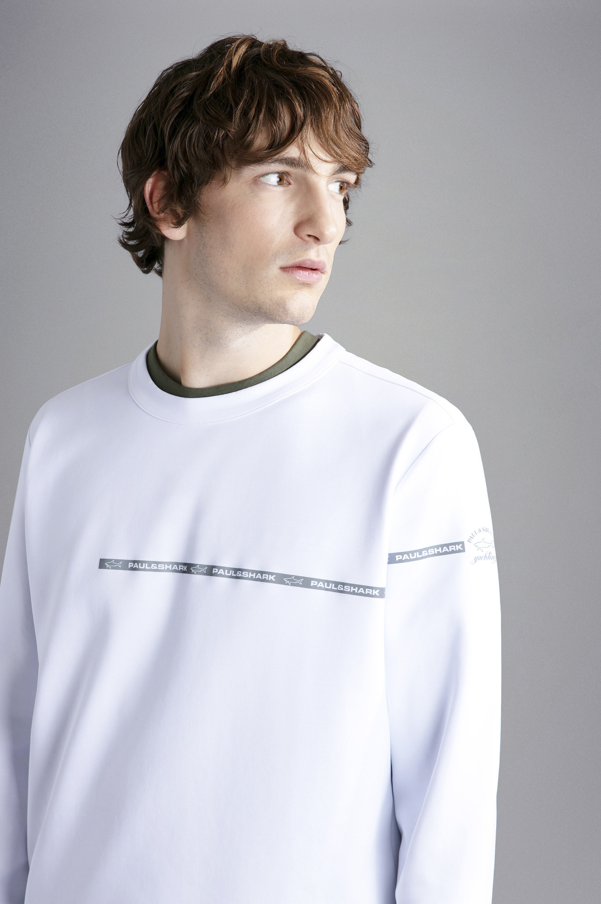 COTTON SWEATSHIRT WITH REFLEX PRINT - 4