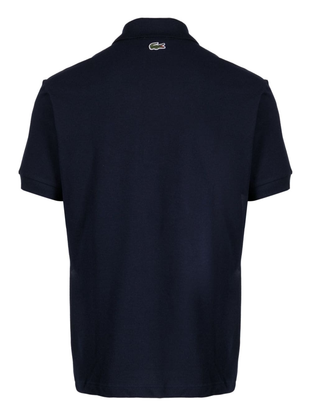 logo-print cotton polo shirt - 2
