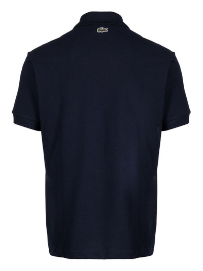 LACOSTE logo-print cotton polo shirt outlook