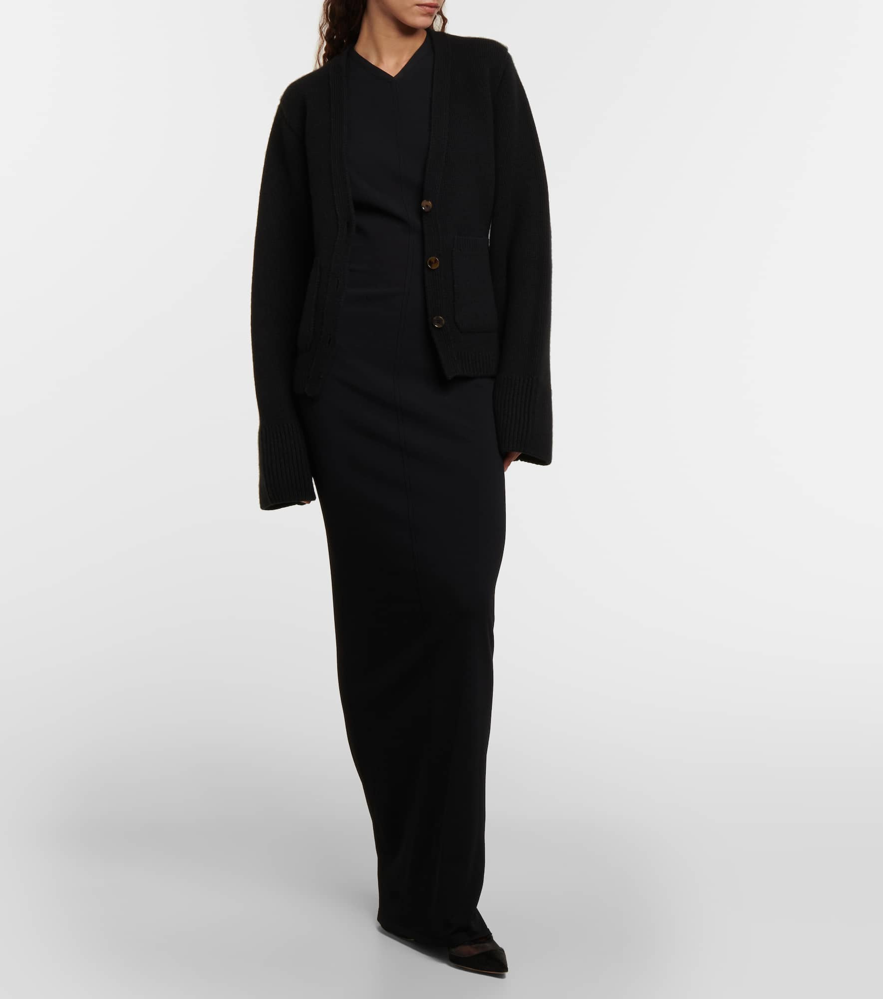 Scarlet cashmere-blend cardigan - 2