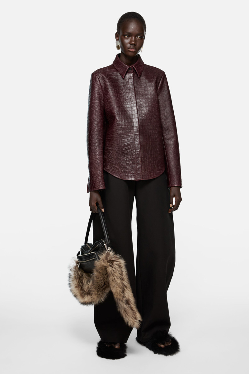 Acne Studios Tailored satin trousers - Black outlook