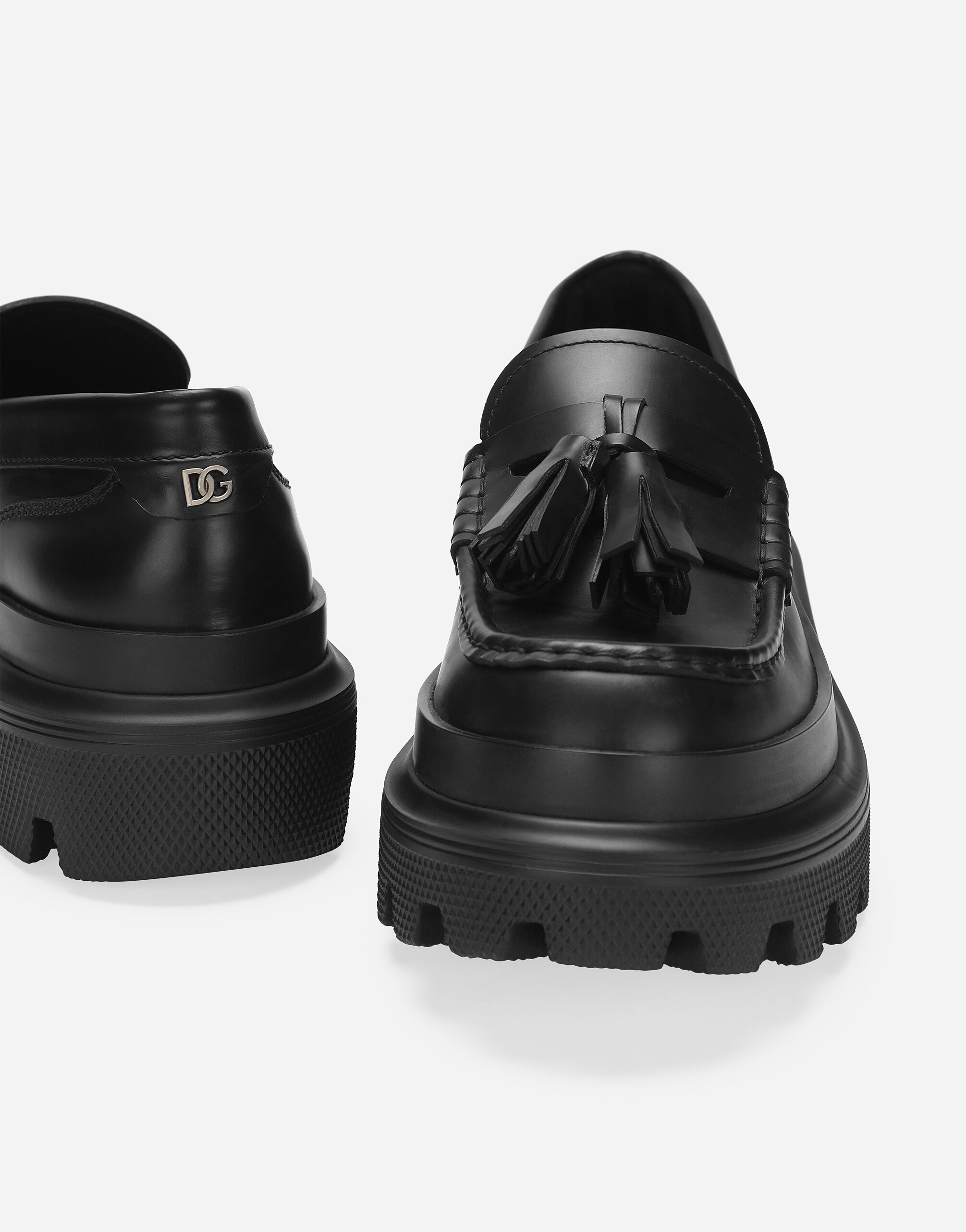 Brushed calfskin loafers - 5