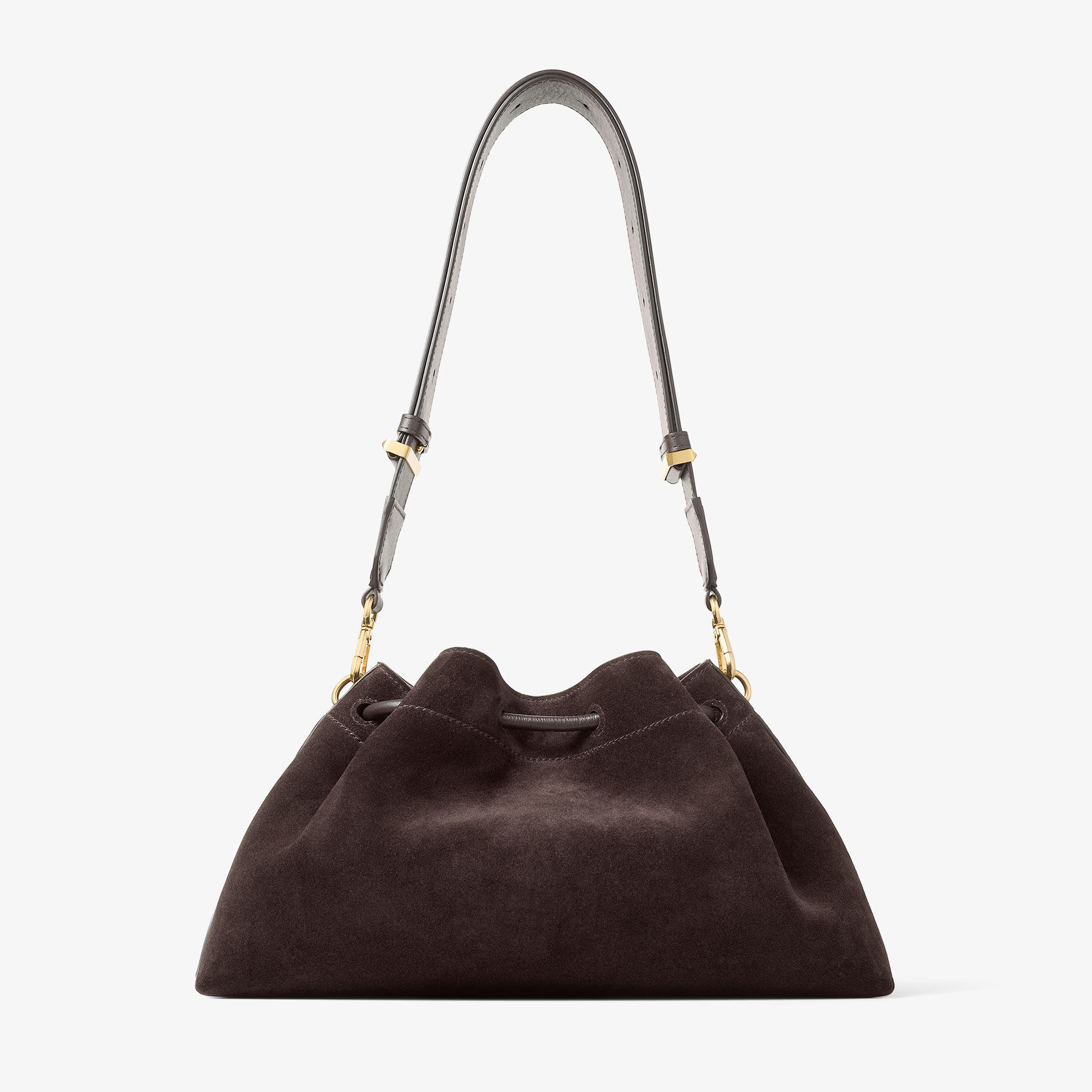 Cinch M
Coffee Suede Shoulder Bag - 5