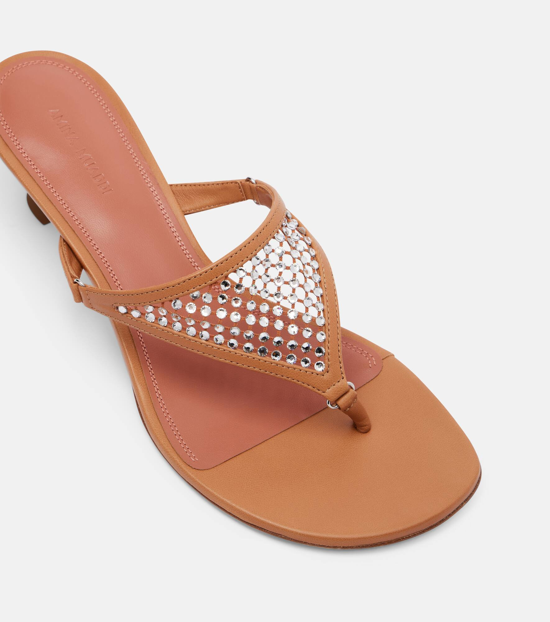 Cameron 45 embellished thong sandals - 5