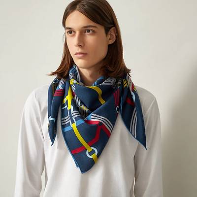 Hermès Correspondance Hermes-Paris scarf 100 outlook