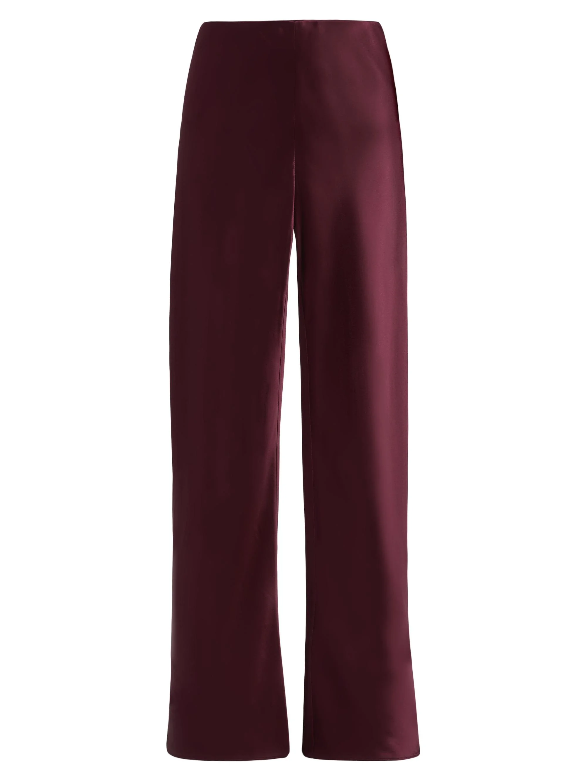 Women's Bristol Satin Pull-On Pants - Blackberry - 1