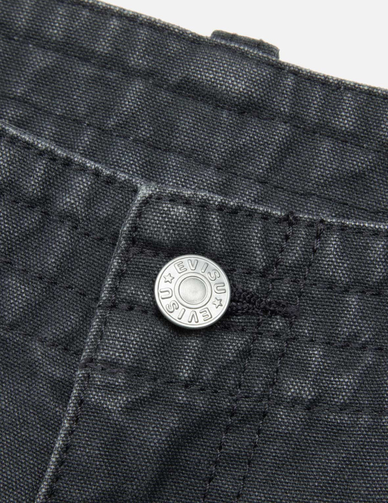 SEAGULL EMBROIDERY AND LOGO PRINT RELAX FIT WASHED PANTS 10