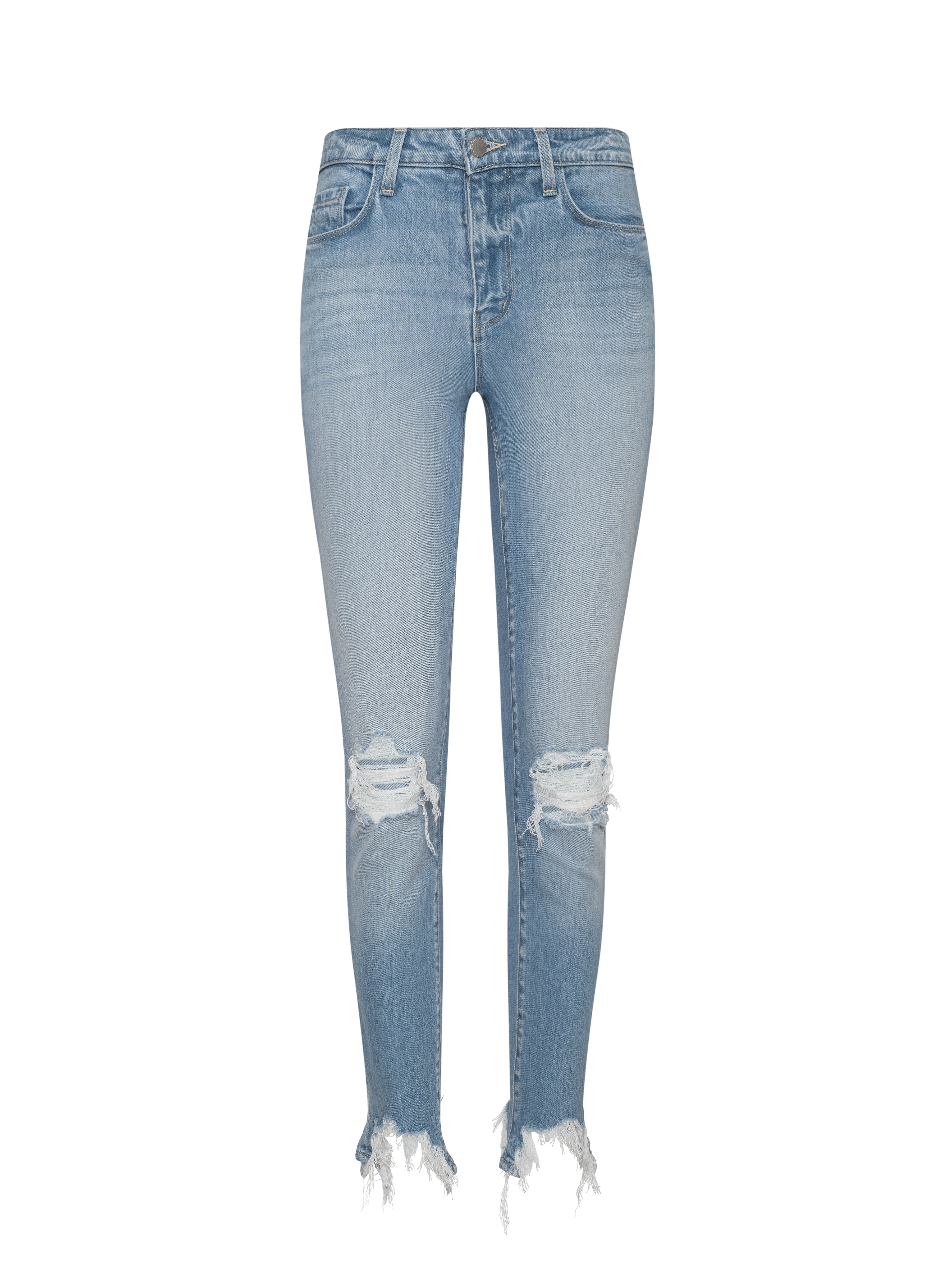 High Line Distressed Skinny Jean - 8