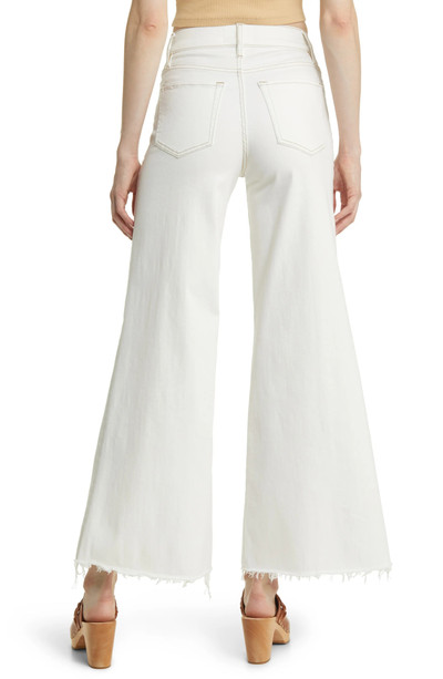 FRAME Le Palazzo Raw Hem Crop Wide Leg Jeans outlook