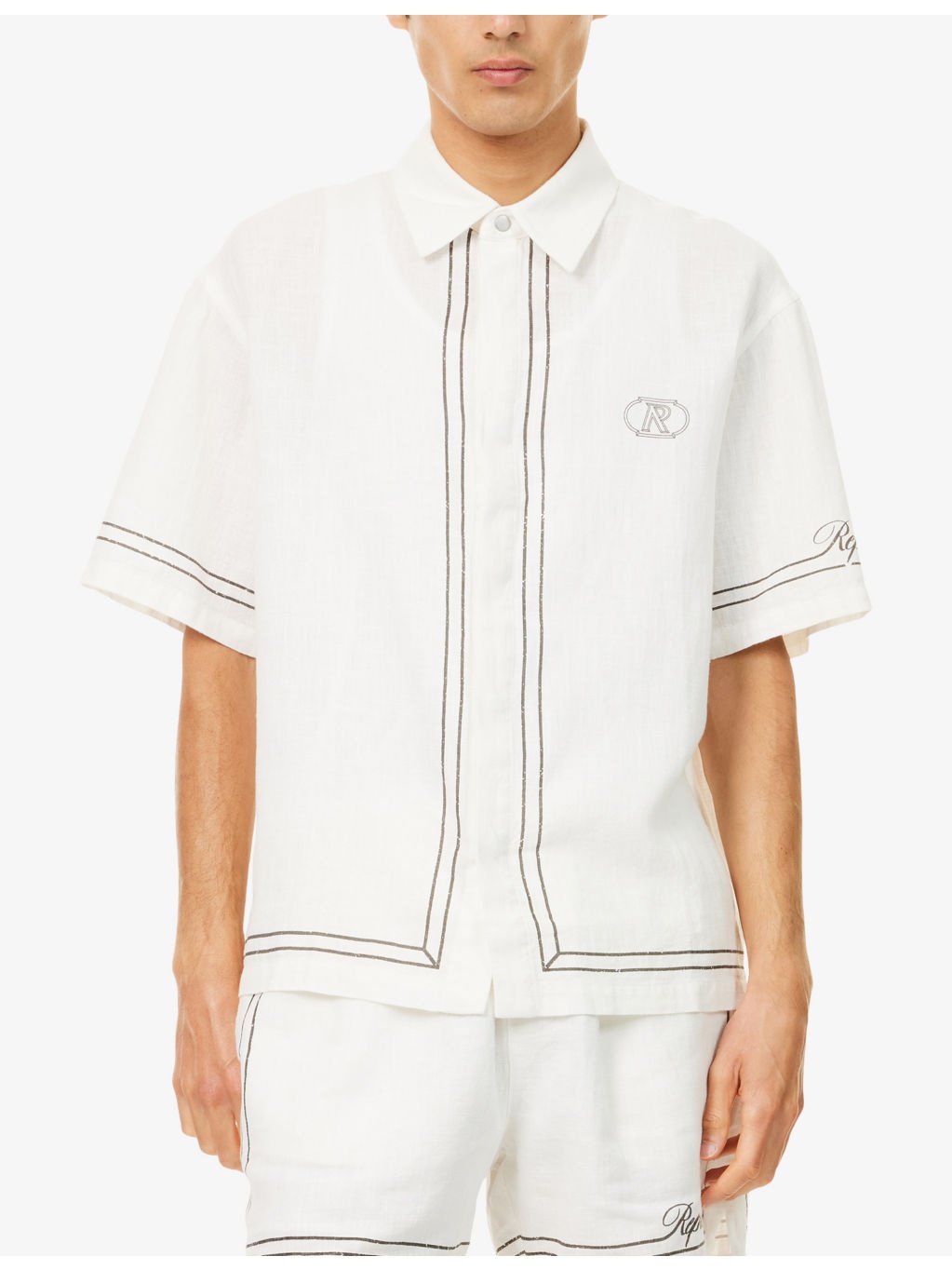Oversized Boxy-Fit Woven Shirt - 3