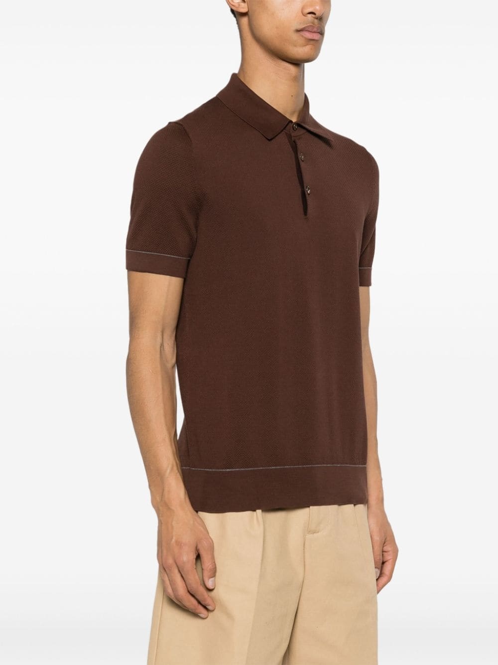 cotton polo shirt - 3