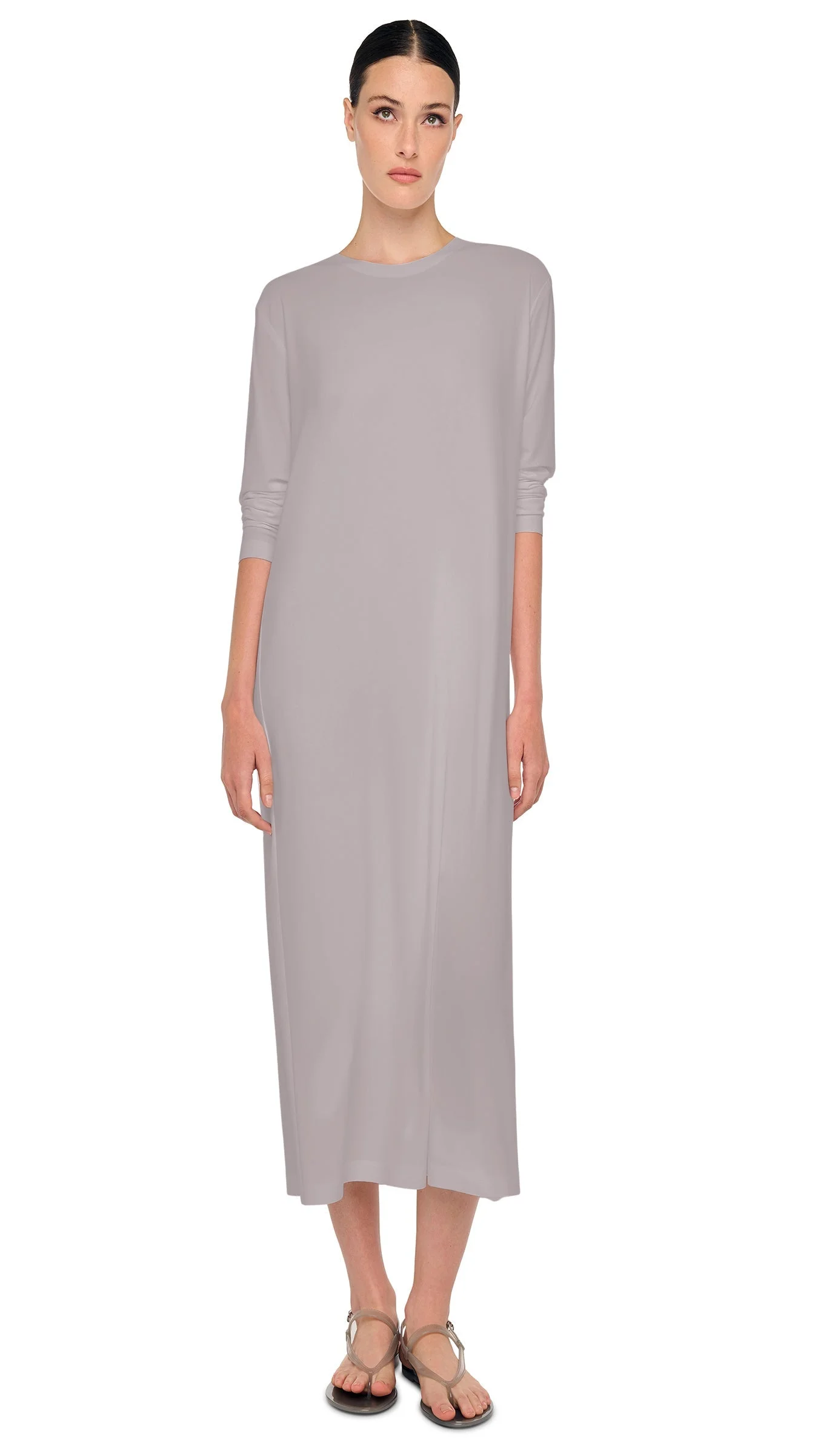 OVERSIZED LONG SLEEVE DRESS TO MIDCALF - 1