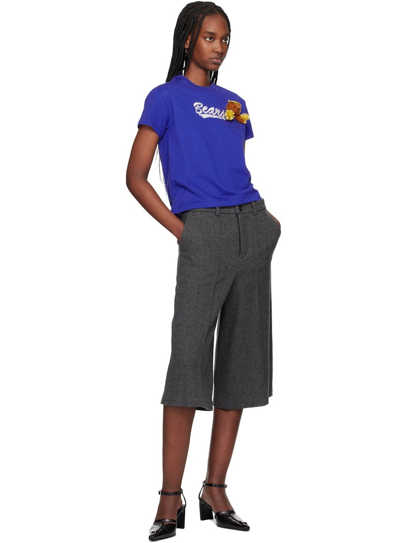 doublet Blue Cheerleading Bear T-shirt outlook