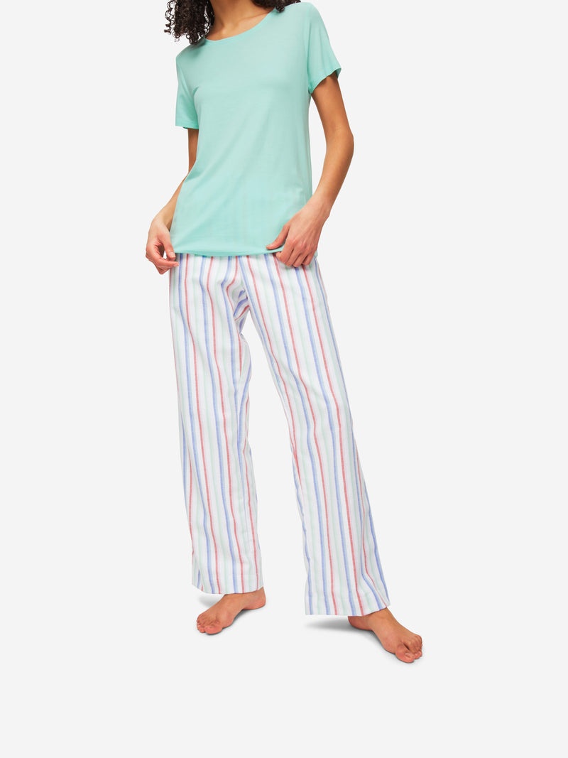 Women's Lounge Trousers Kelburn 28 Brushed Cotton Multi - 2