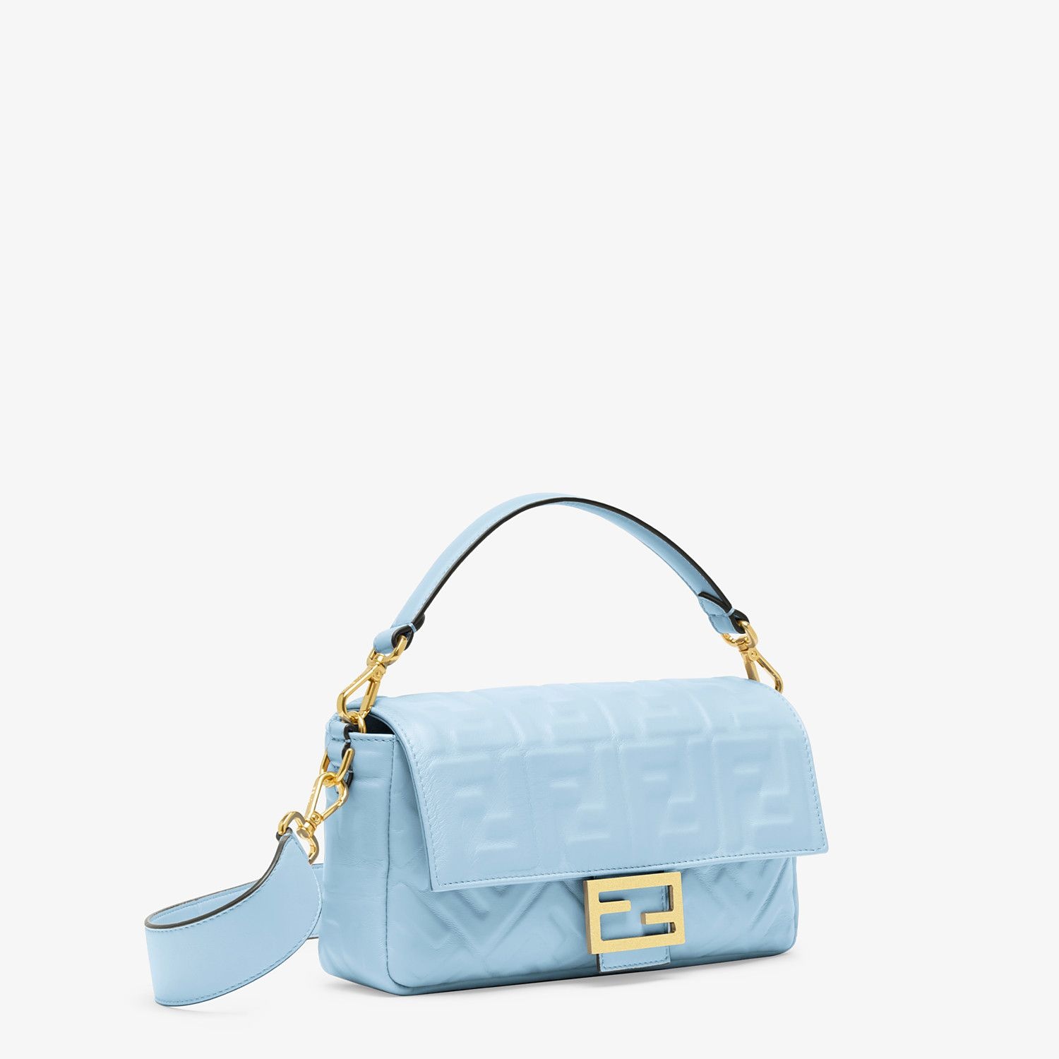 Light blue nappa leather bag - 2