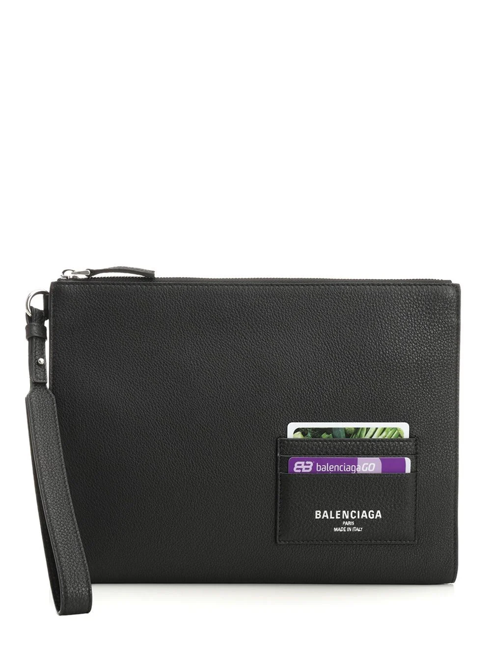 Balenciaga Men Leather Pouch - 1