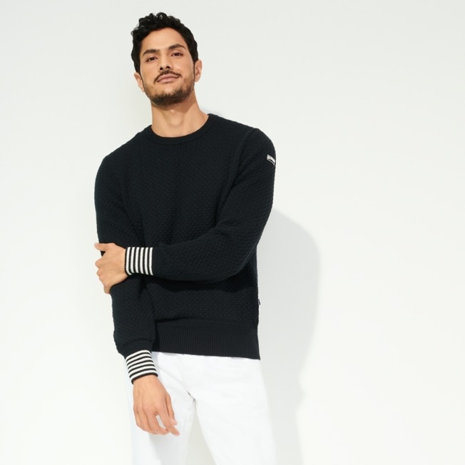 Men Crew Neck Sweater Solid - 3