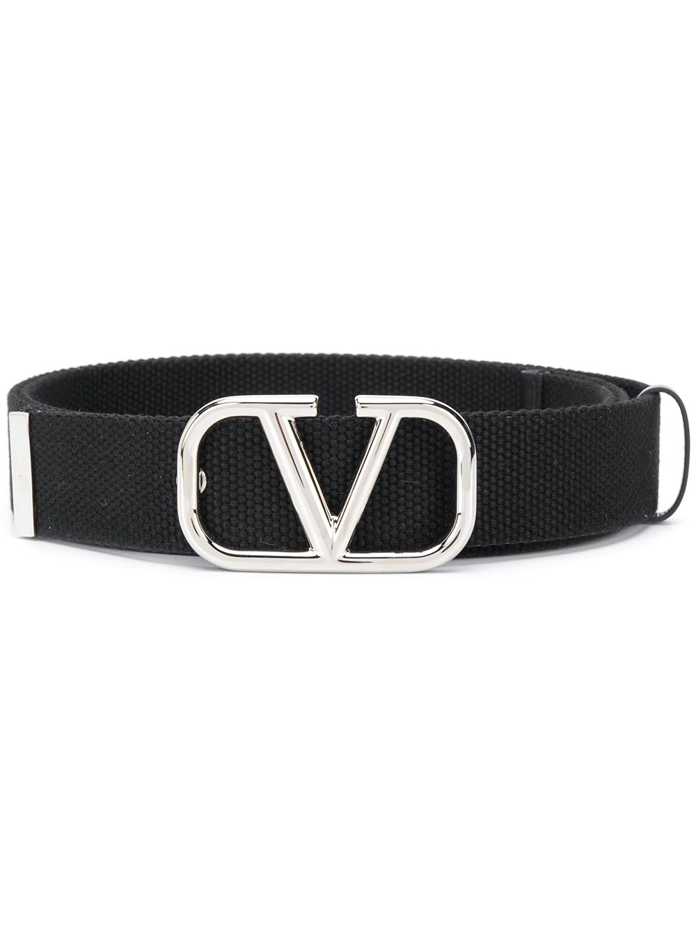 VLOGO buckle woven belt - 1